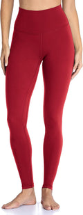 Colorfulkoala Women's High Waisted Tummy Control Workout Leggings Full Length Ultra Soft Yoga Pants 28"