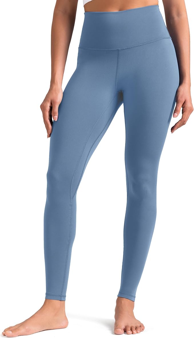 Colorfulkoala Women's High Waisted Tummy Control Workout Leggings Full Length Ultra Soft Yoga Pants 28"