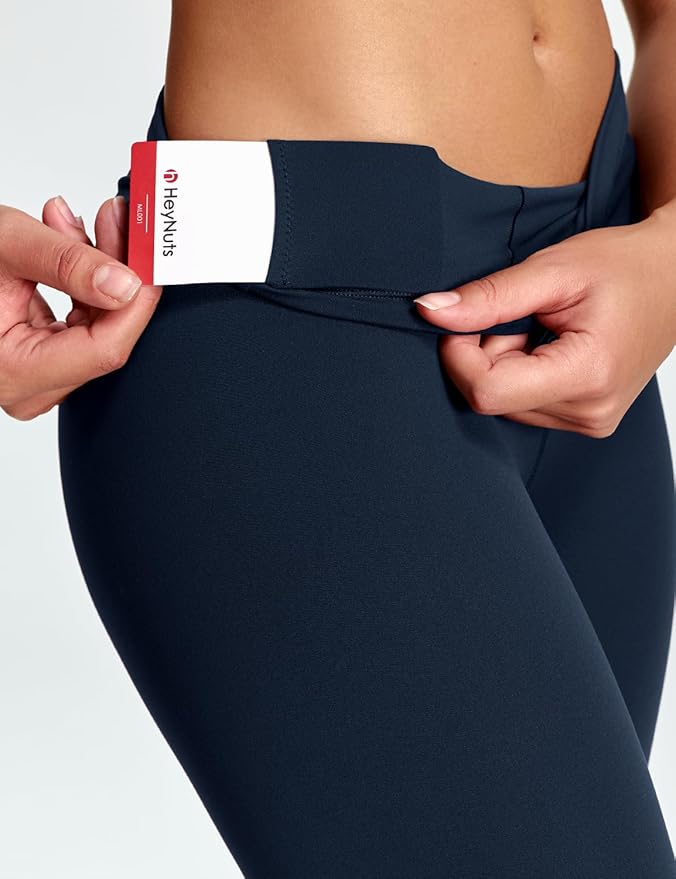 HeyNuts Yoga Pro Leggings 25'', Light to Medium Support, Buttery Soft 7/8 Lounge Yoga Pants
