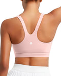 RUNNING GIRL Sports Bra for Women, Molded Cup High Impact Sports Bras for Women with Sewn in Pads