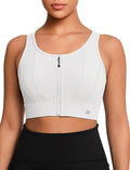 Yvette Front Closure Sports Bras for Women High Support Large Bust Supportive Sports Bra High Impact for Running