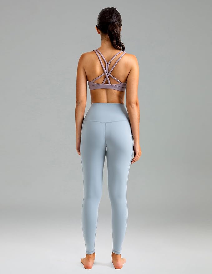 Colorfulkoala Women's High Waisted Yoga Pants 7/8 Length Leggings with Pockets