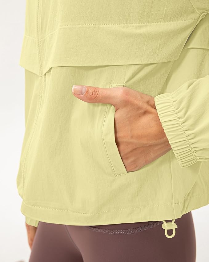 Locachy Women's Lightweight Zip Up Athletic Jacket Stand Collar Windproof Sun Protection Workout Outdoor Jacket