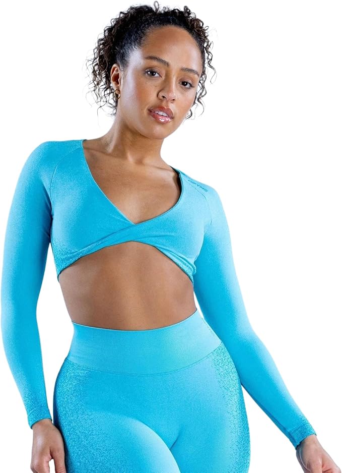 Breathable Seamless Womens Yoga Set Long Sleeve Cropped Top Paired Leggings Shorts Lounge Wear Activewear