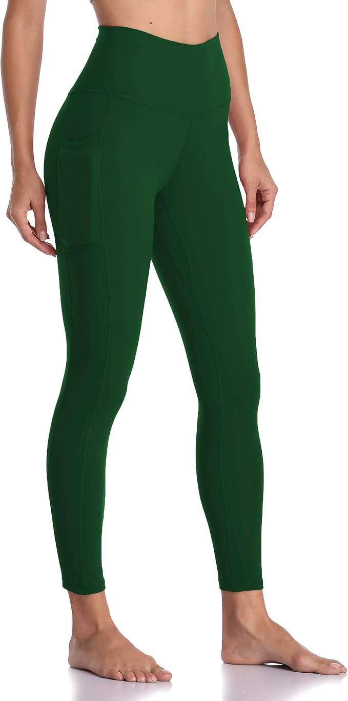 Colorfulkoala Women's High Waisted Yoga Pants 7/8 Length Leggings with Pockets