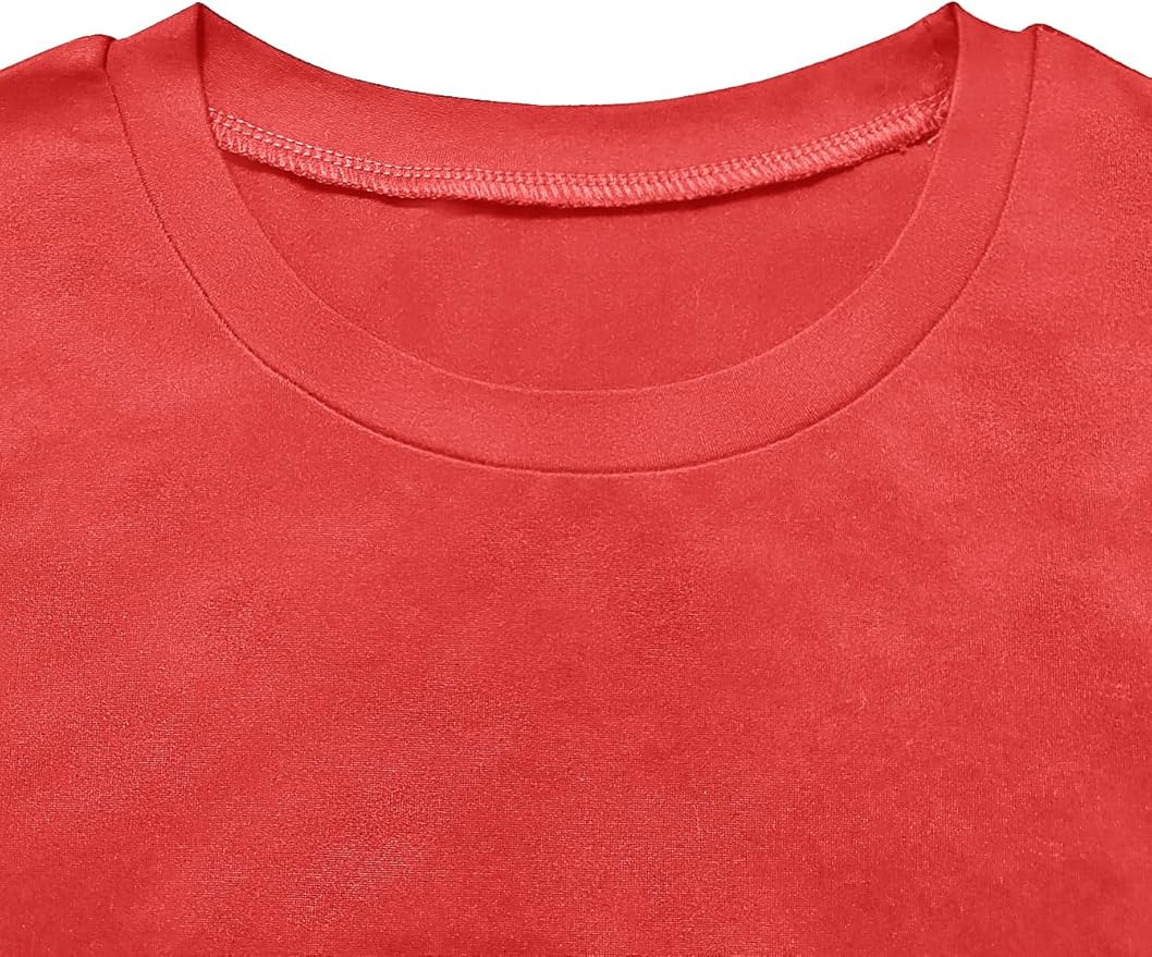 Women's 2 Piece Outfits Sweatsuit Summer Workout Striped Short Sleeve Long Sweatpants Casual Jogging Lounge Set