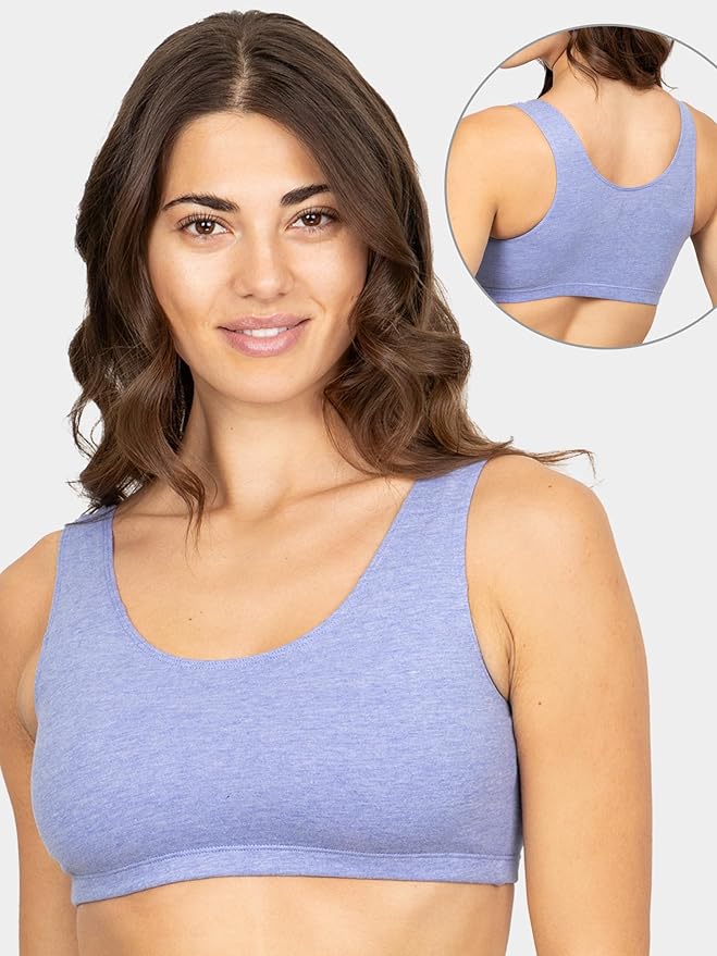 Fruit of the Loom Women's Built Up Tank Style Sports Bra Value Pack
