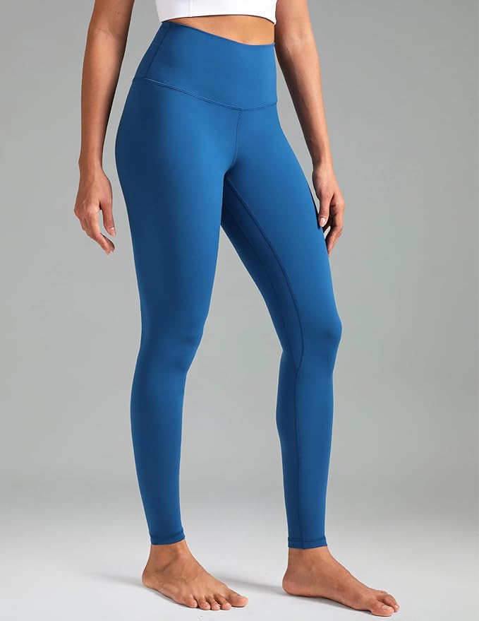 Colorfulkoala Women's High Waisted Tummy Control Workout Leggings Full Length Ultra Soft Yoga Pants 28"