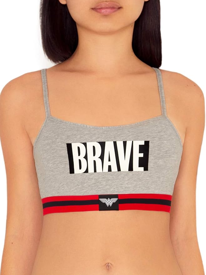 Fruit of the Loom Women's Spaghetti Strap Cotton Sports Bra - All-Day Comfort & Easy Movement