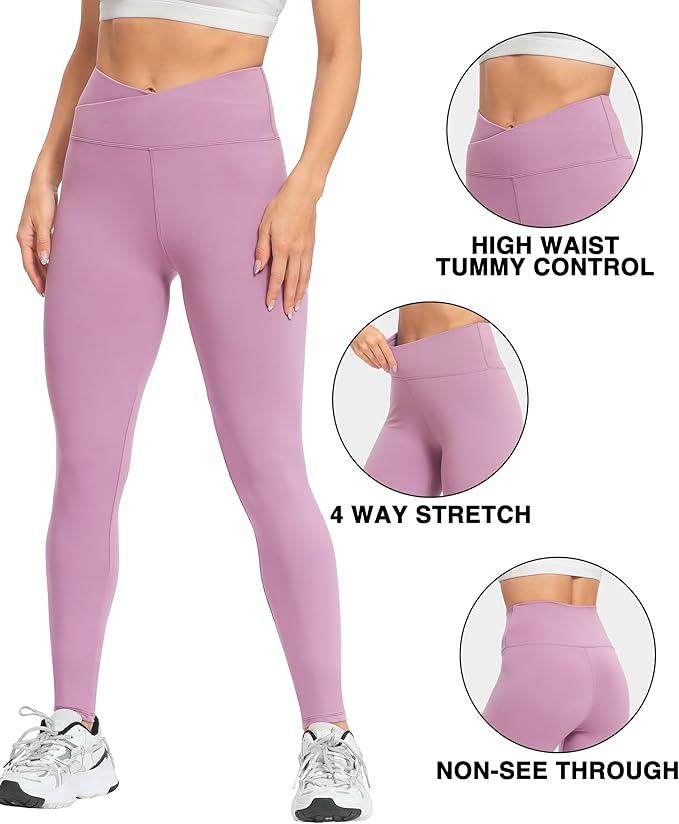 Natural Feelings Buttercloud High Waisted Leggings for Women Ultra Soft Stretch Slim Yoga Leggings