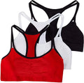 Fruit of the Loom Women's Spaghetti Strap Cotton Sports Bra - All-Day Comfort & Easy Movement