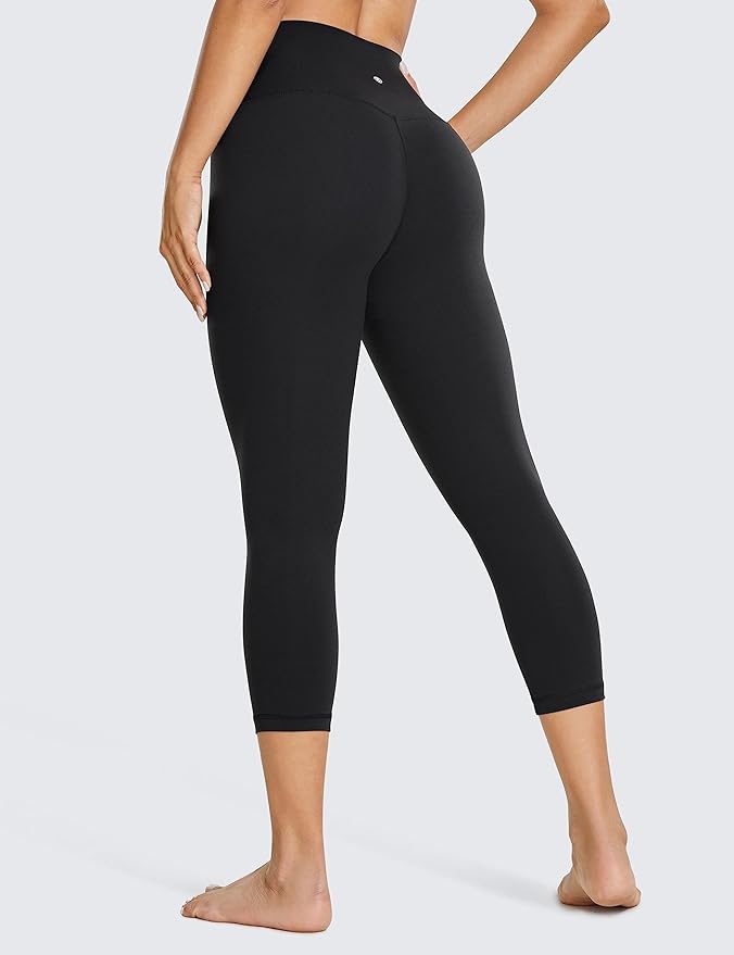 CRZ YOGA Butterluxe Yoga Capris Leggings 21'' - High Waisted Buttery Soft Lounge Womens Crop Pants