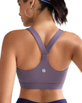 RUNNING GIRL Sports Bras for Women, Molded Cup High Impact Sports Bra Workout Bras for Women High Support Racerback