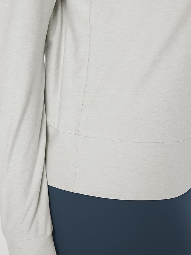 ODODOS Women's Long Sleeve Crewneck Tee - Ultra-Soft odSTRATUM Tech Performance T-Shirts UPF 50+ Daily Pullover Tops