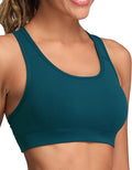 Oalka Women's Racerback Sports Fitness Support Workout Running Bras
