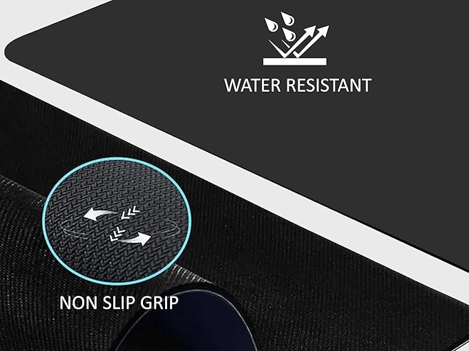 Premium Yoga Mat - 5mm Thick, Extra Wide & Long, Non-Slip Natural Rubber Base & PU Top, Anti-Tear, Ideal for Yoga, Pilates, and Fitness.