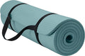 Gaiam Yoga Mat, Pilates & Exercise Mat, Thick 2/5" (10mm) Workout Mat with Easy-Cinch Carrying Strap for Home & Gym Workouts