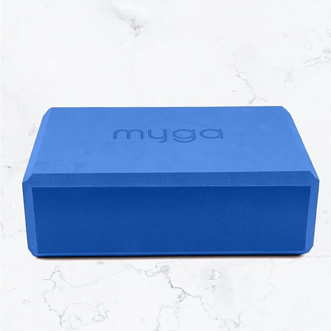 MYGA Yoga Block,Lightweight EVA Foam Yoga Brick,High Density Non-Slip Block for Yoga Poses, Pilates, Balance and Flexibility