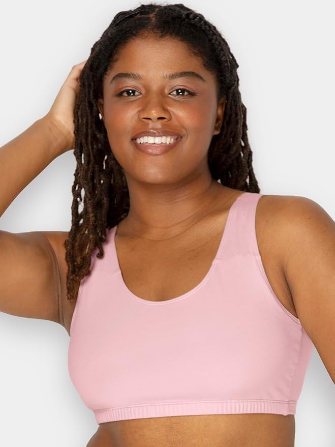 Fruit of the Loom Women's Built Up Tank Style Sports Bra Value Pack