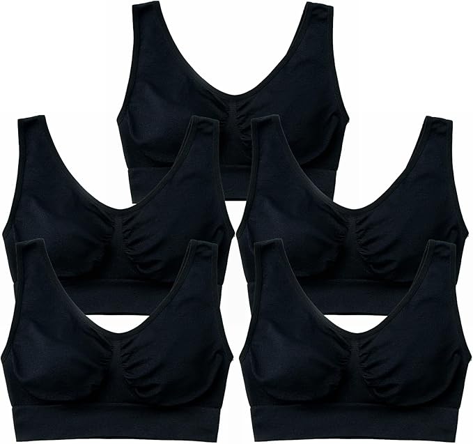 Hiking Gril Women's Comfort Wirefree Bralette Unpadded Sleep Yoga Bra