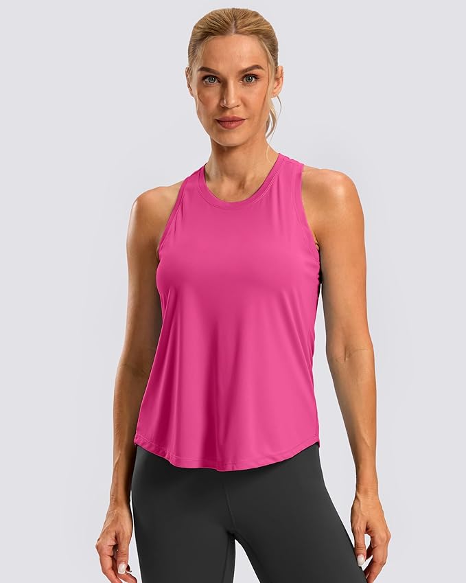 G Gradual Women's Workout Tank Tops Racerback Athletic Yoga Tops Loose Fit Sleeveless Running Gym Sports Shirts for Women