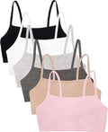 Fruit of the Loom Women's Spaghetti Strap Cotton Pullover Sports Bra Value Pack