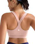 RUNNING GIRL Sports Bras for Women, Molded Cup High Impact Sports Bra Workout Bras for Women High Support Racerback