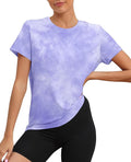 KevaMolly Workout Tops for Women UPF50+ Breathable Loose Fit Yoga T Shirts Short Sleeve Running Gym Athletic Tee Top