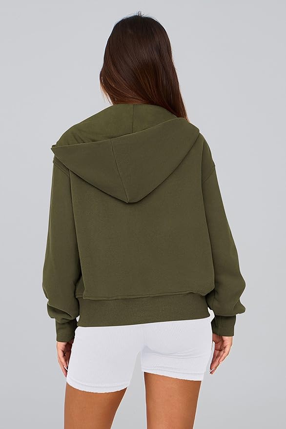 PRETTYGARDEN Hoodies for Women Sweatshirt Zip Up Hoodie Fall Fashion 2026 Trendy Long Sleeve Jackets Winter Clothing Outfits