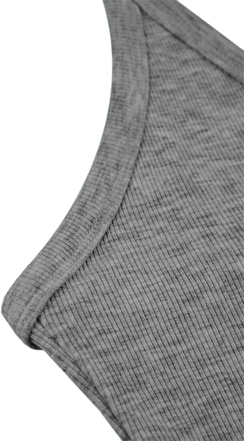 iGENJUN Workout Tops for Women Racerback Basic Tank Summer 2026 Camisole V Neck Slim Fit Ribbed Sleeveless
