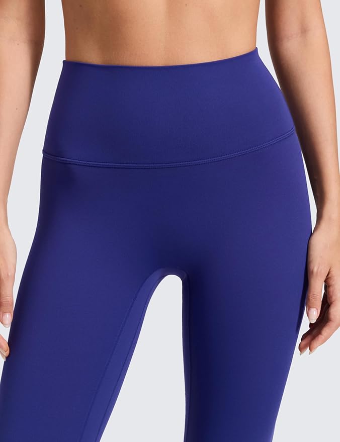 CRZ YOGA Butterluxe No Front Seam Yoga Leggings 25" - High Waisted Womens Lounge Pants Pilates Workout Athletic Buttery Soft
