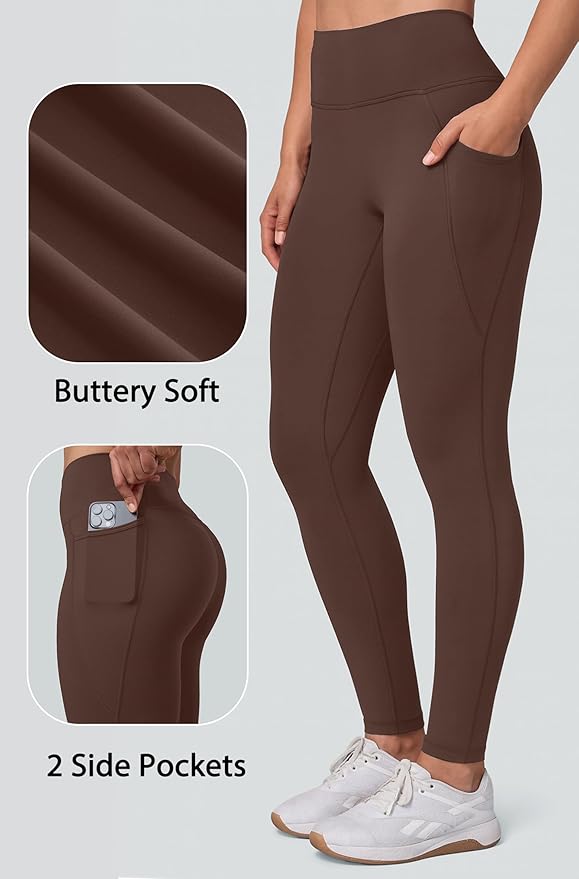 Olmlmt No Front Seam Workout Leggings for Women Tummy Control Butt Lifting Leggings Buttery Soft Gym Yoga Pants