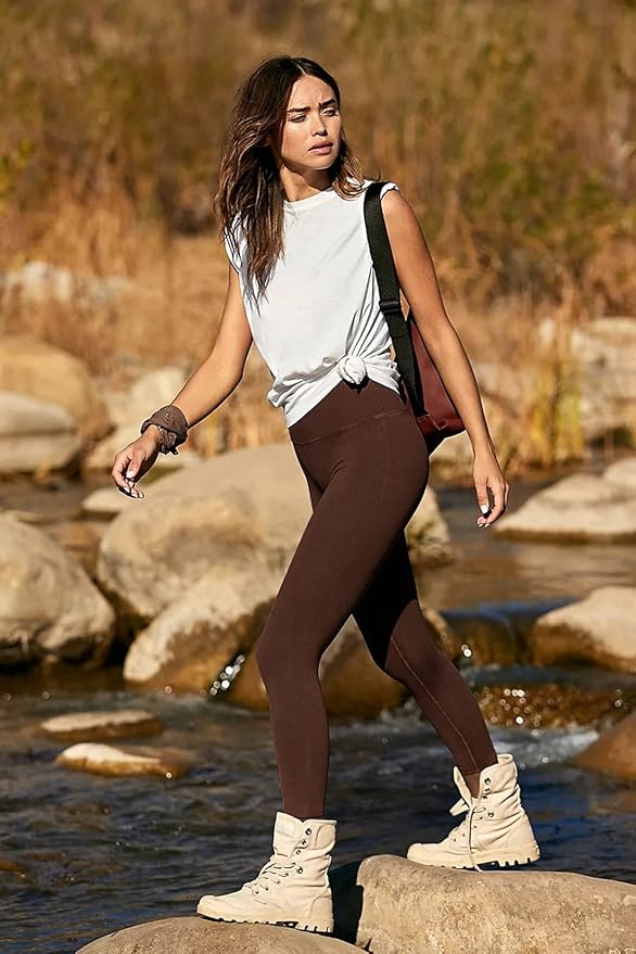NexiEpoch 4 Pack Leggings for Women - High Waisted Tummy Control Soft Black Capri Yoga Pants with Pockets for Workout