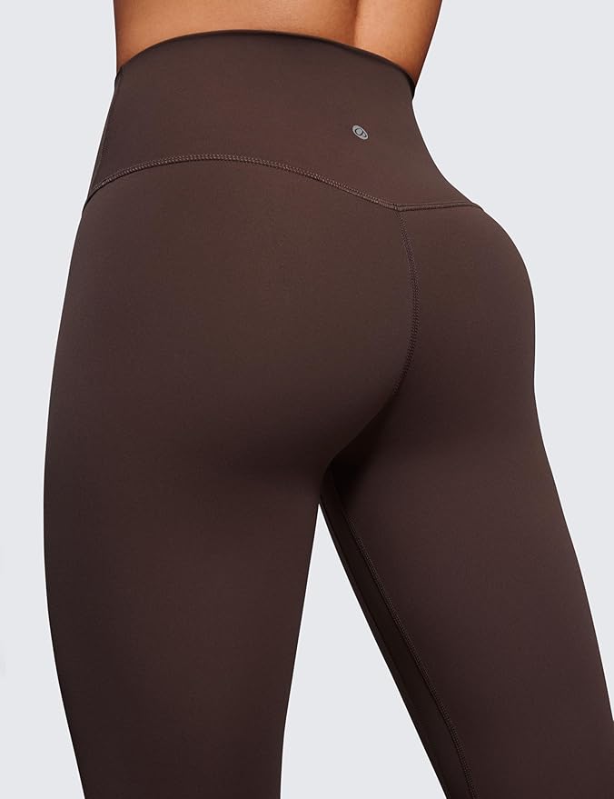 CRZ YOGA Womens Butterluxe High Waisted Yoga Leggings 28" - Double Seamed Buttery Soft Comfy Athletic Gym Workout Pants