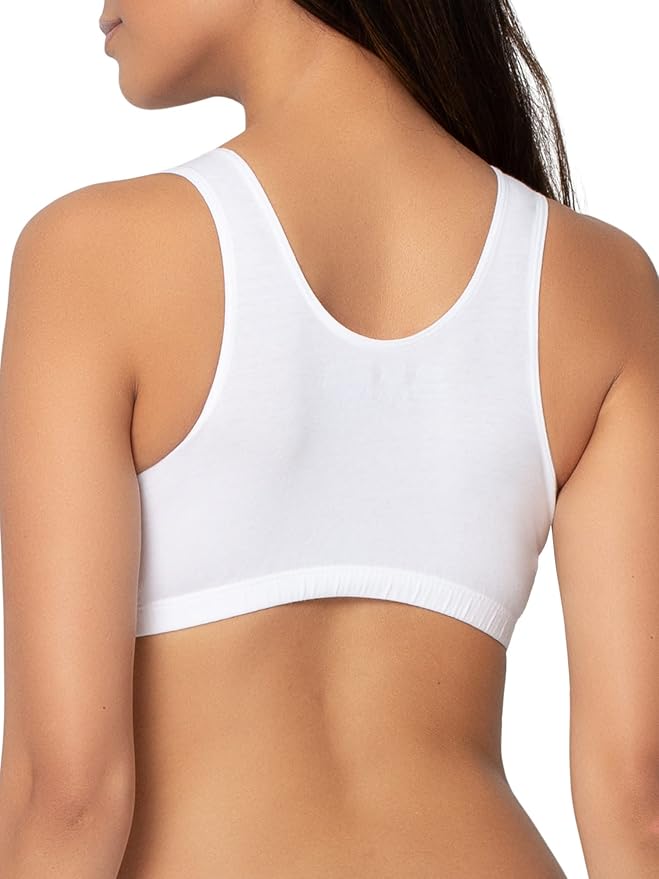 Fruit of the Loom Women's Cotton Tank Bra for Women - Ultimate Comfort & Breathable Fit