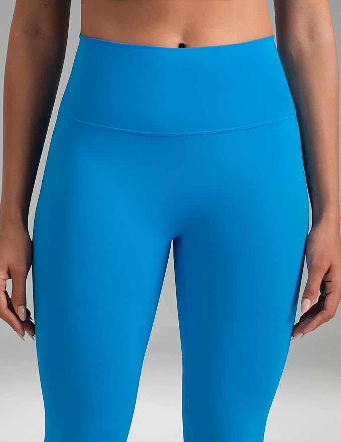 Colorfulkoala Dreamlux No Front Seam Leggings for Women 25"/28" Inseam, High Waisted Buttery Soft Yoga Pants