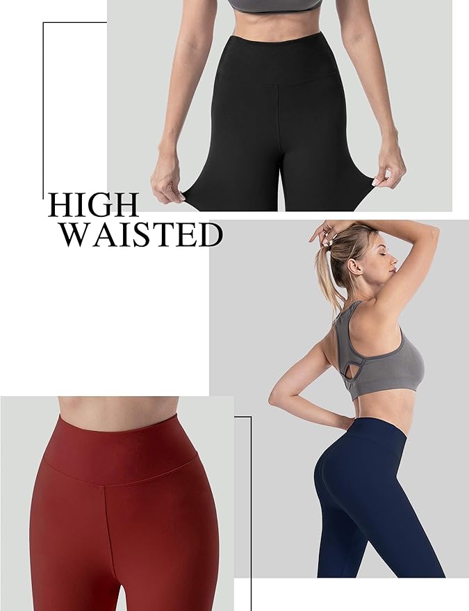 Natural Feelings Buttercloud High Waisted Leggings for Women Ultra Soft Stretch Slim Yoga Leggings