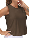 THE GYM PEOPLE Women's Workout Tops in Ice Silk Quick Dry Sleeveless
