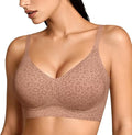 Vertvie Womens Seamless Jelly Bras No Underwire Comfort Push Up Bras Buttery Soft Wireless Bralette Full Coverage Sports Bra