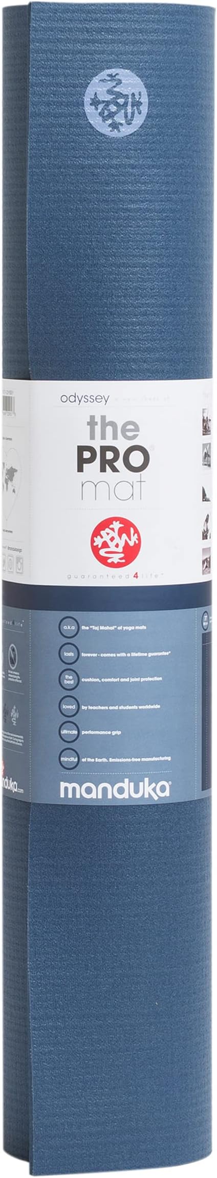 Manduka PRO Yoga Mat – Premium 6mm Thick Mat, High Performance Grip, Ultra Dense Cushioning for Support and Stability in Yoga, Pilates, Gym and Any General Fitness
