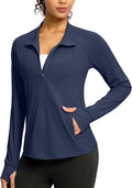 G Gradual Women's Lightweight Athletic Jacket Sun Protection UPF 50+ Zip Up 4 Pockets Long Sleeve Shirts Workout Running