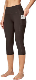 Ewedoos Capri Leggings for Women High Waisted Yoga Pants with Pockets for Women Tummy Control Workout Leggings Yoga Capris