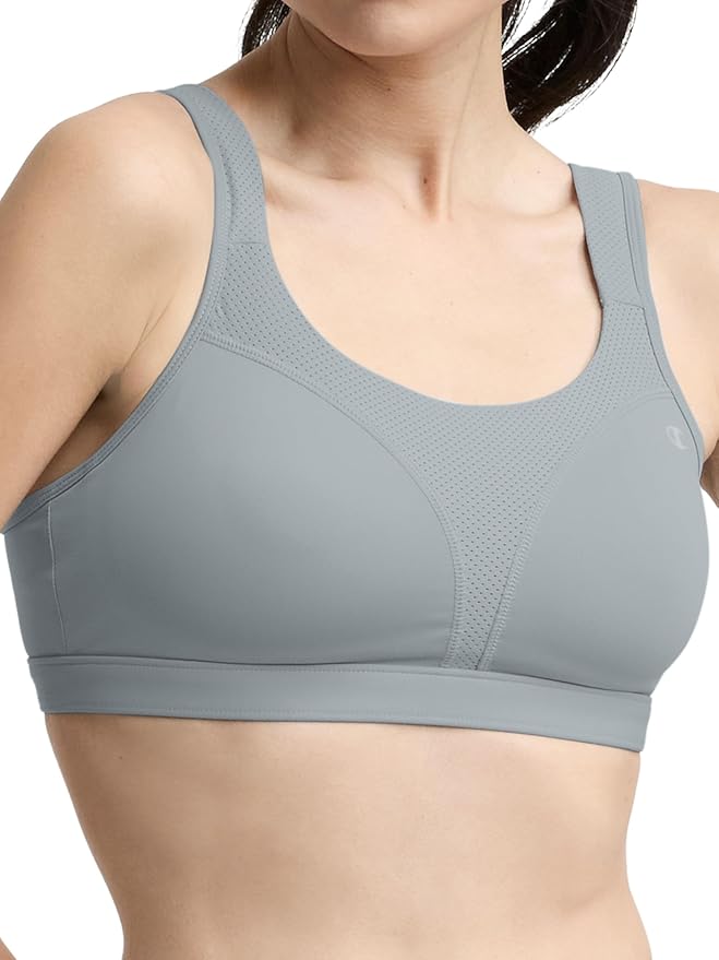 Champion Womens Women's Sports Bra, High-Impact, Maximum Support, Breathable, Moisture Wicking
