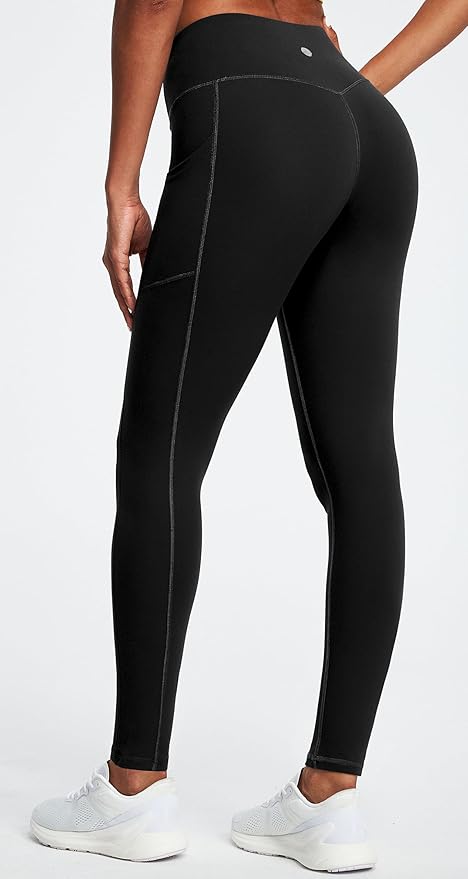Heathyoga Leggings with Pockets for Women Tummy Control High Waisted Yoga Pants with Pockets for Women Workout Leggings
