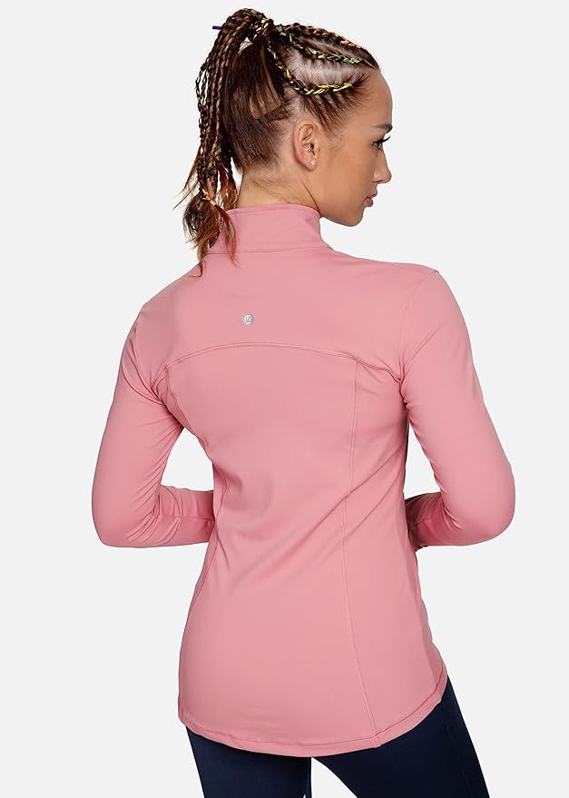 QUEENIEKE Womens Running Jackets Athletic Workout Scrub Jacket Track Full Zip Up Gym for Women Yoga Top