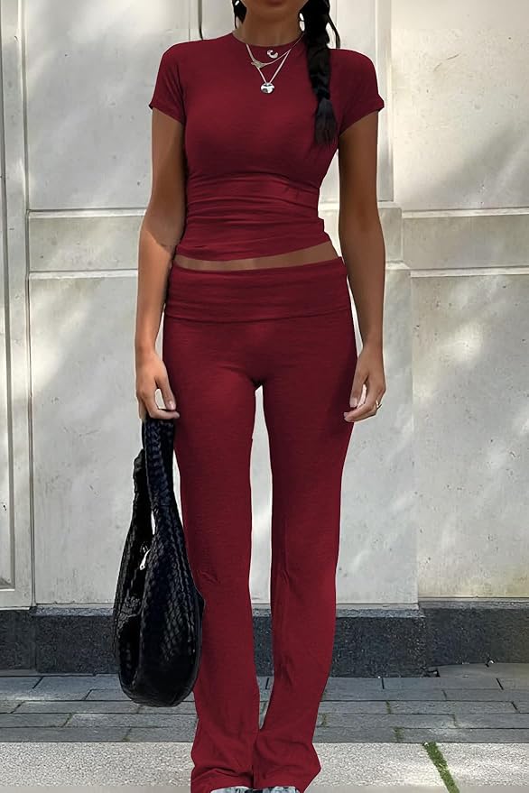 Nimsruc Two Piece Lounge Sets For Women Summer Outfits