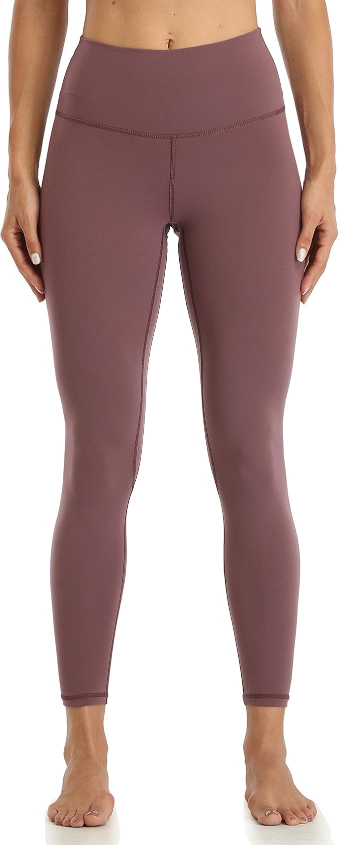 YUNOGA Women's Ultra Soft High Waisted Seamless Leggings Tummy Control Yoga Pants