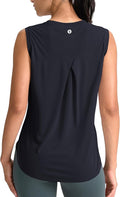 SANTINY Women's Sleeveless Workout Tops Breathable Lightweight Active Tennis Yoga Shirts Athletic Running Tank Tops for Women