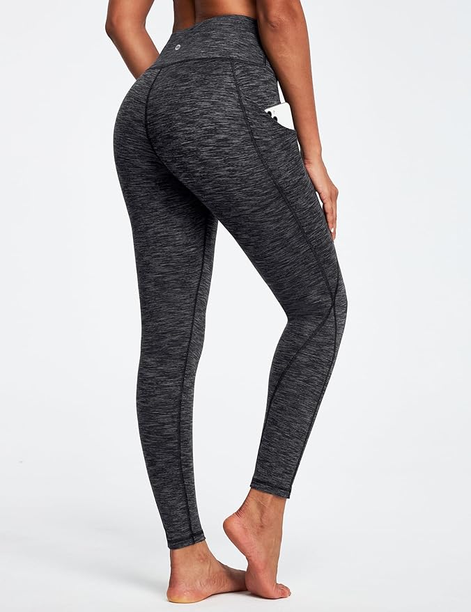 Ewedoos Leggings with Pockets for Women High Waisted Athletic Workout Compression Leggings Tummy Control Yoga Pants Women