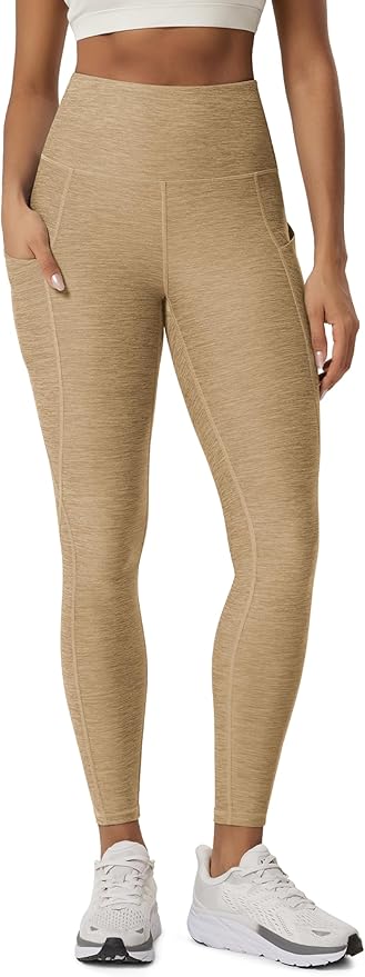 ODODOS Women's High Waisted Yoga Leggings with Pockets, Tummy Control Non See Through Workout Athletic Running Yoga Pants